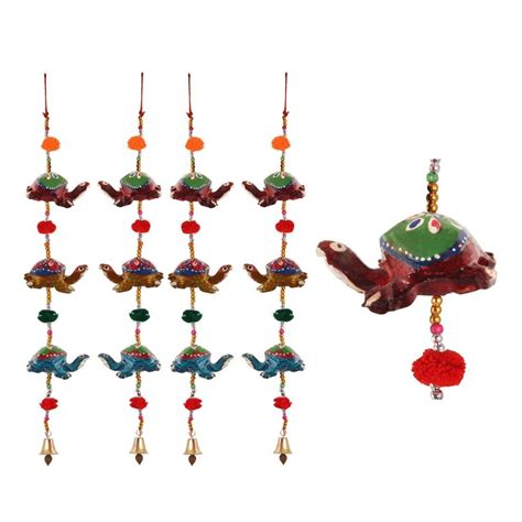 Handicrafts Paradise Paper Machie Door Hanging Set of 4 Pc of 3 ...