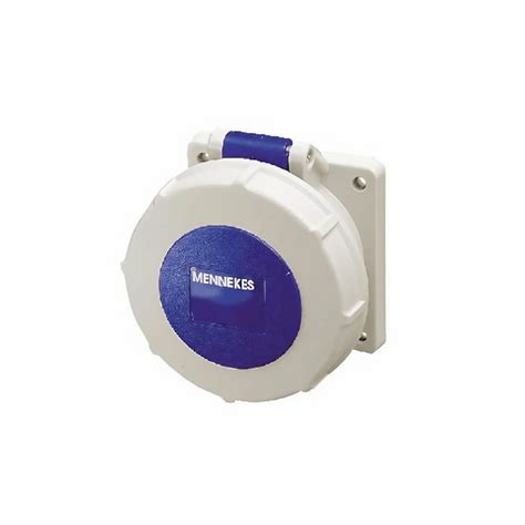 Mennekes Panel Mounted Socket Receptacle IP44 IP67 - 1463 Panel Mounted ...