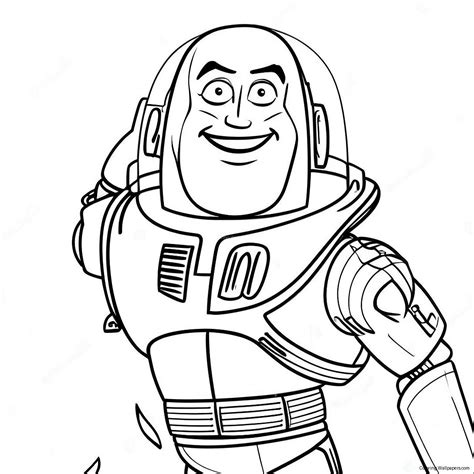 Buzz Lightyear Coloring Page (1220-987)