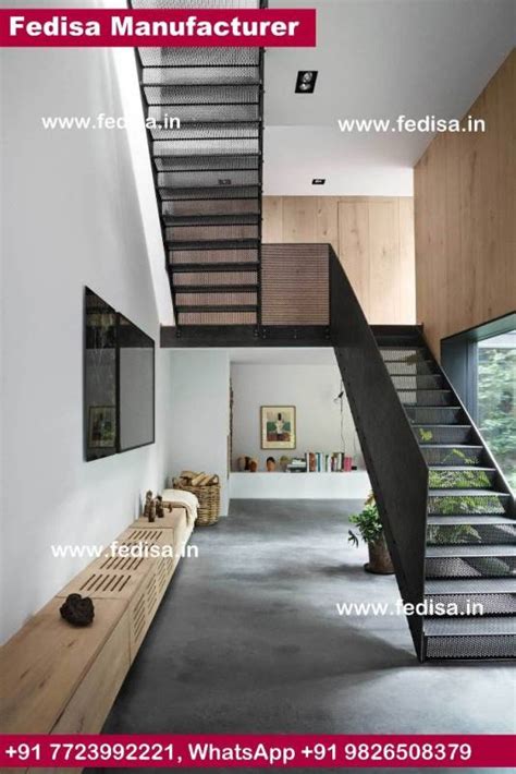 Steel Stairs For Home Wood Stair Railings Interior Stair Step Wood Gray ...