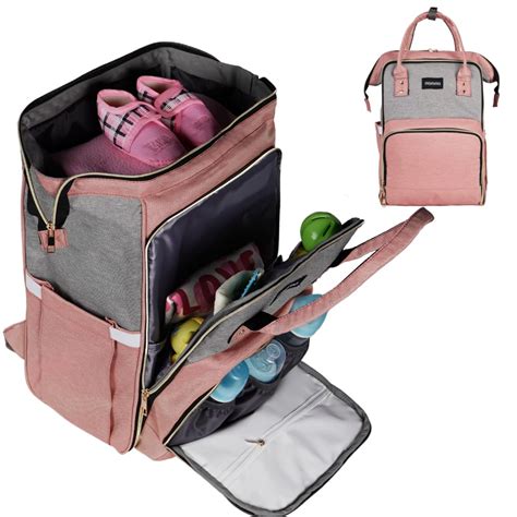 MAMMA Dual Partition Diaper Bag For Mothers for Travel, Baby Bag for ...