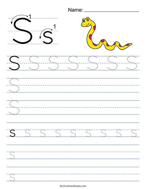 Tracing Alphabet Letters (Printable Handwriting Worksheets) – Free ...