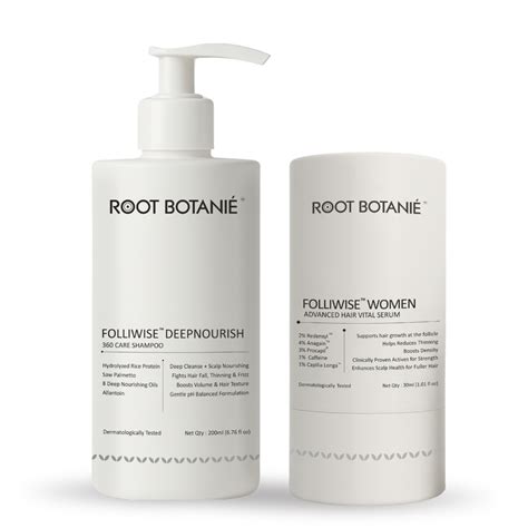 Hair Regrowth & Damage repair Combo for Women – ROOT BOTANIE