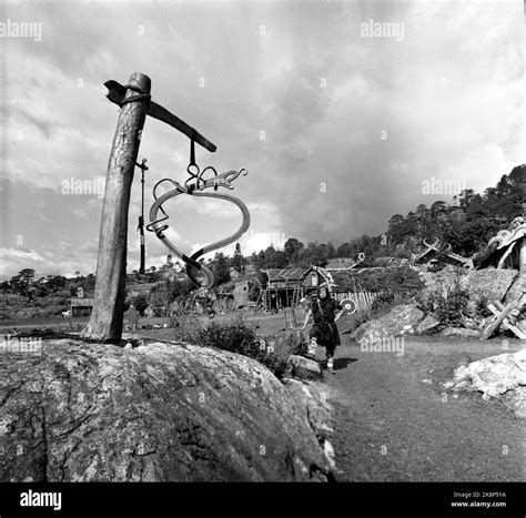 Oslo, 195705 The recording of the movie The Vikings (Vikings). From ...