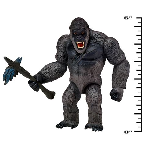 Godzilla vs. Kong 6" Basic Kong with Battle-Axe Figure- Buy Online in ...