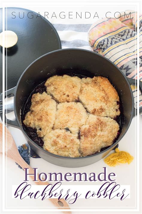 Dutch Oven Blackberry Cobbler