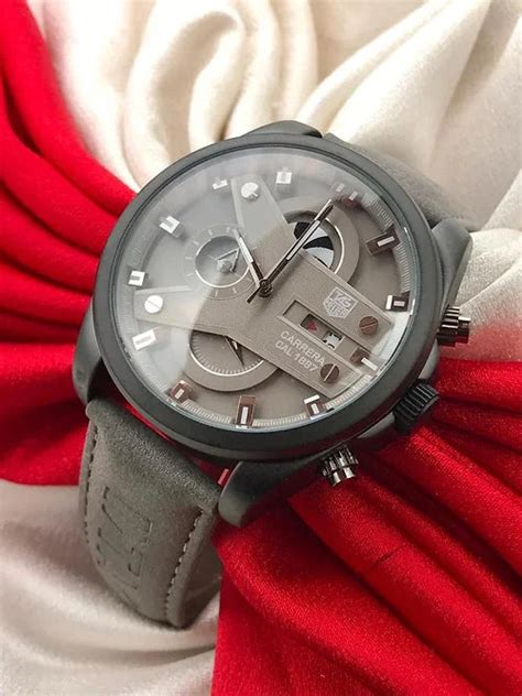 Tag Heuer Gray Dial Metal Belt Men's Watch – watchworlds.in