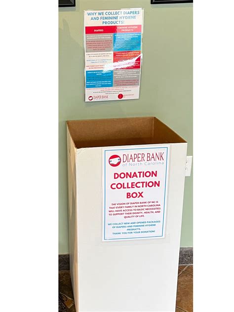 Diaper Bank of NC donation bin - North Carolina Health News