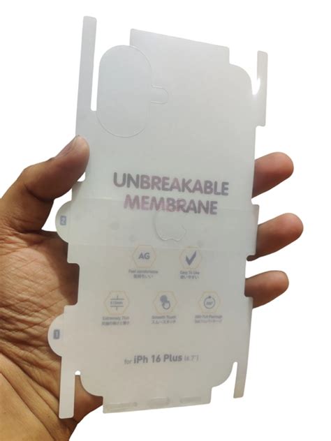 Apple iPhone 16 Plus Matte Finish Back Protector