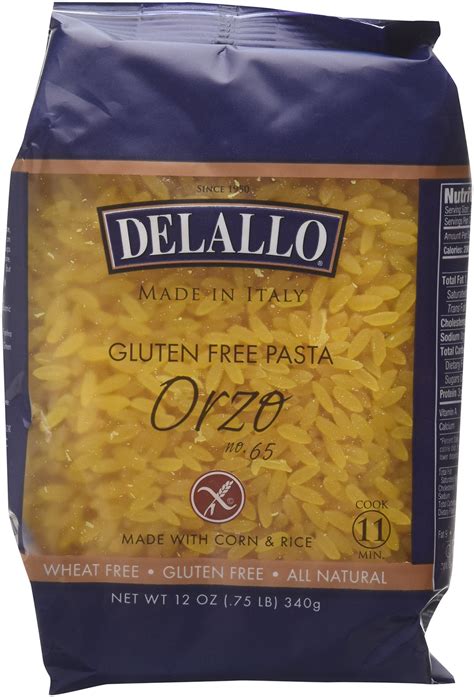 Snapklik.com : DeLallo - Gluten-Free Italian Orzo, 12 Oz.