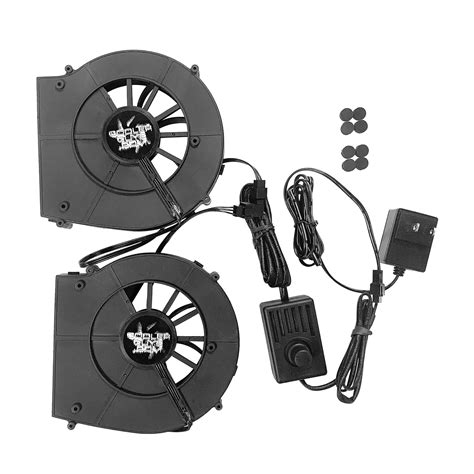 Coolerguys Dual Blower Fan Component Cooler with Manual Speed Control ...