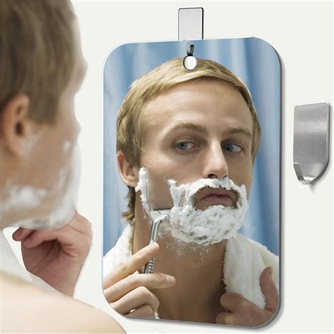 Amazon.com - NKJVE Shatterproof Shower Mirror fogless for Shaving ...