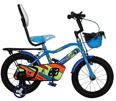 JUNIOR KID 14 Inches Steel Rim Kids Cycle for 2 to 5 Years of Boys and ...
