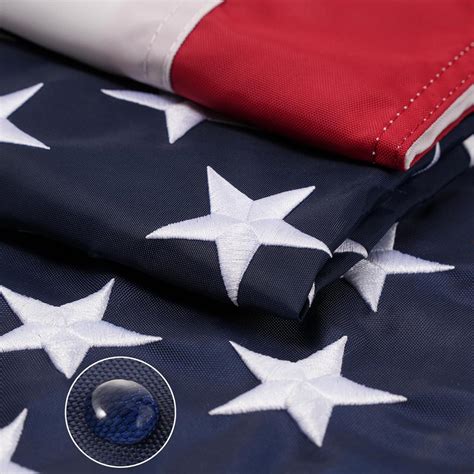 Amazon.com : AZCOVER American Flag 5x8 FT Us Flag for Outside Heavy ...