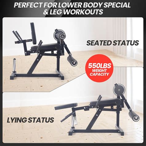STMHOM 4-in-1 Leg Extension and Curl Machine Carbon Steel India | Ubuy