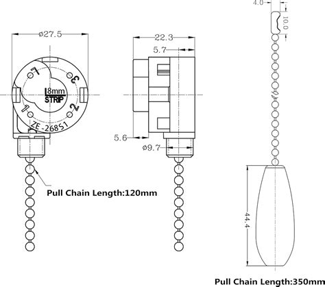 Buy Aiwode Ceiling Fan Switch,Ceiling Fan Replacement switch,3 Speed ...
