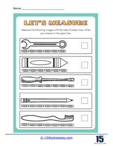 Image result for Measuring Using Paper Clips
