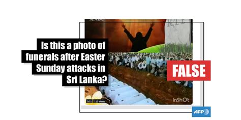 No, this is not a photo of funerals held after the Easter Sunday ...