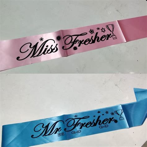 Exquisite Combo Pack for College Farewell Party(Satin Sash for Mr ...