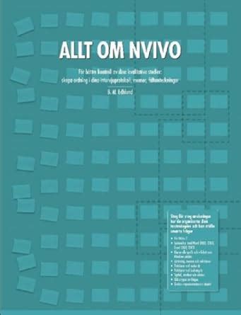 Allt Om NVivo : Edhlund, Bengt: Amazon.in: Books