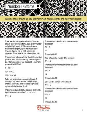Image result for Teaching Numeric Patterns Grade 5