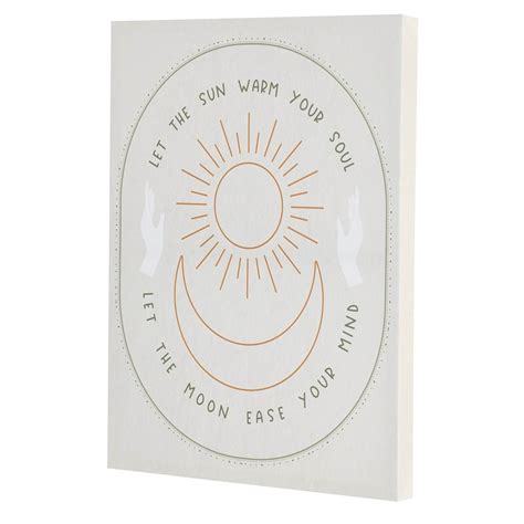 Sun Moon Canvas Wall Art, 12x16 | At Home