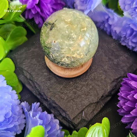 Prehnite Sphere For Spiritual Growth & Harmony – Trucrystals.in