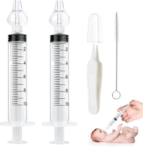 Amazon.com: Aolso Baby Nasal Irrigator, 2PCS Nasal Syringe for Baby ...