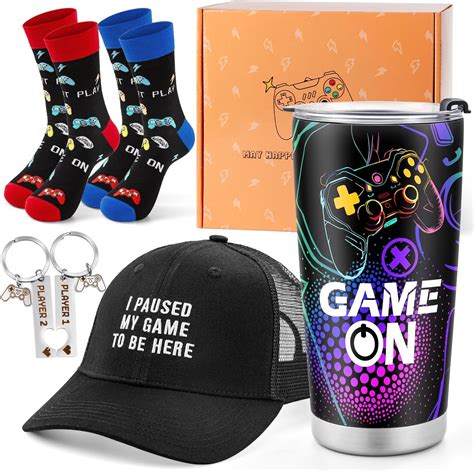 Amazon.com | Jekeno Gamer Gaming Tumbler Gift Set for Kids Boys Teens ...