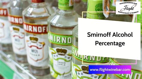 How Much Percent Of Alcohol Does Smirnoff Ice Have at Virginia Uribe blog