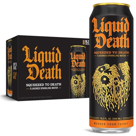 Buy Liquid DeathFlavored Sparkling Water with Agave, Squeezed to Death ...