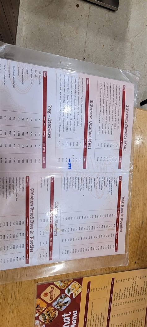 Menu at Brown Bear Bakers, Hyderabad, Flat No-401