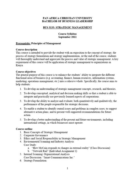 Image result for Business Management Course Outline