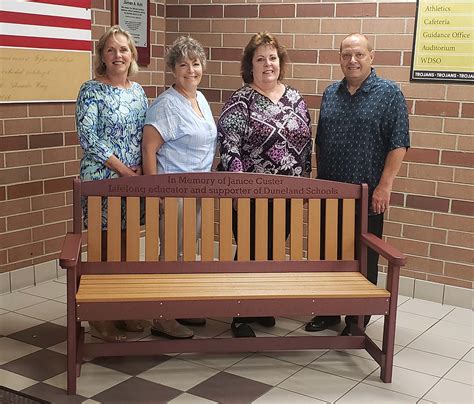 Duneland Schools on Twitter: "Family Donates Bench in Memory of ...