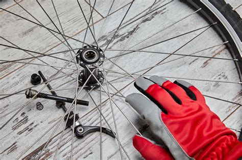 Premium Photo | Bicycle repair disassembly and lubrication oil of bicycle wheel bearings