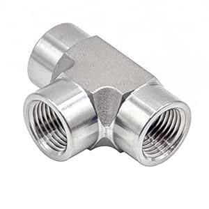 HFS (R) TEE Fitting - Female FNPT 3-Way Tee Stainless (3/4" FEMALE NPT ...
