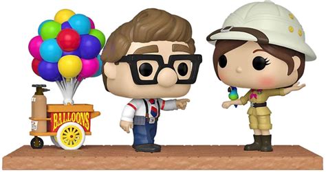 Buy Funko Pop! Moment Disney Pixar Up Carl & Ellie with Balloon Cart ...