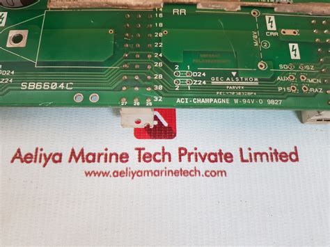 Gec alsthom sb6604c pcb card – Aeliya Marine Tech