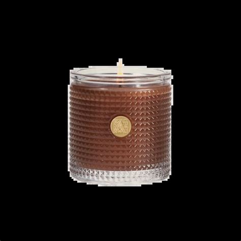 Aromatique Cinnamon Cider Textured Glass Candle | Berings