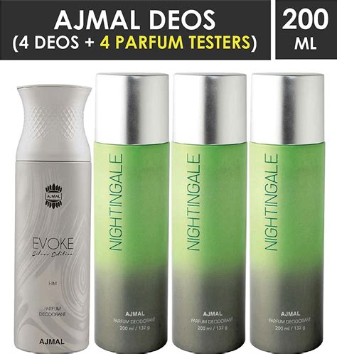 Buy AJMAL 1 EVOKE SILVER EDITION FOR HIM FOR MEN & 3 NIGHTINGALE FOR ...