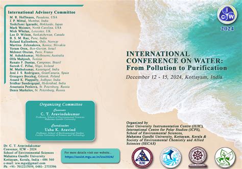 International Conference on Water (ICW 2024) - Inter University ...