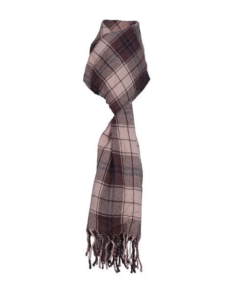 Shop Purewool Muffler Brown check at Woollen Wear