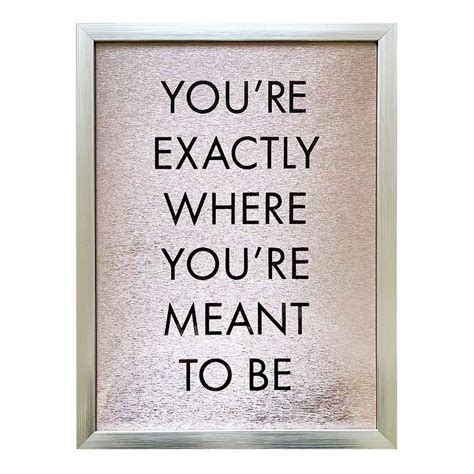 You're Meant to Be Here Wall Art | At Home