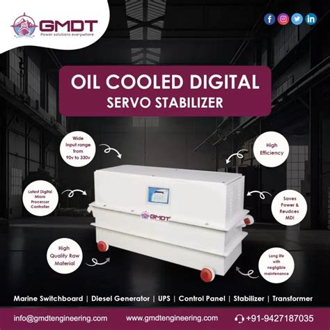 1000 Kva Servo Stabilizer In India - GMDT Marine & Industrial ...