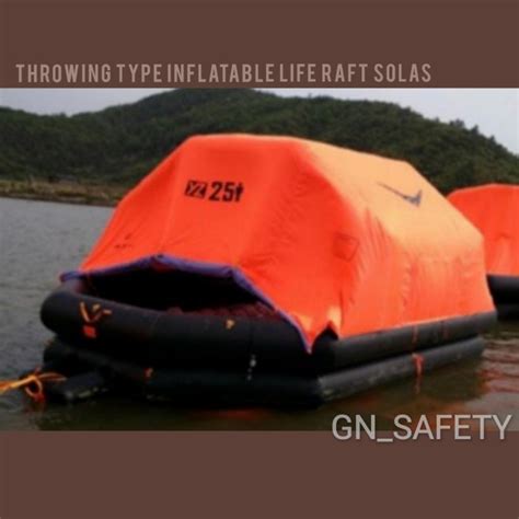Jual Throwing type Inflatable Life Raft SOLAS/Life Raft 10 person SOLAS ...