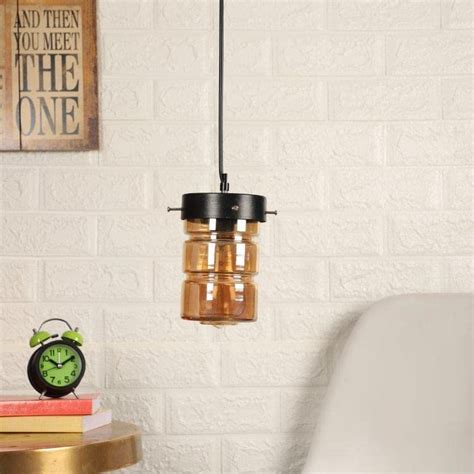 ELIANTE Raven Metal Hanging Light Black for Living Room, Bedroom, Dini