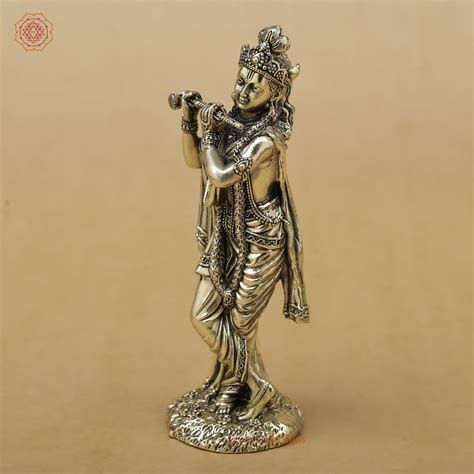 Brass Krishna Fine, 6" – Dharma Statues