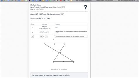 Delta Math Triangle Proofs Level 1 Answers 的图像结果