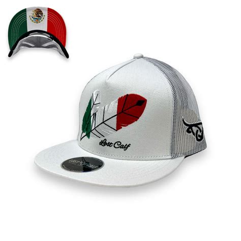 Lost Calf Hat - Mexican Tribe White Flat – Amigos Pro Shop La Plaza