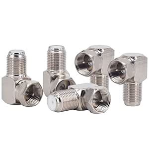 Buy Kaunosta Right Angle F Type Female to Male 90 Degree Coaxial ...